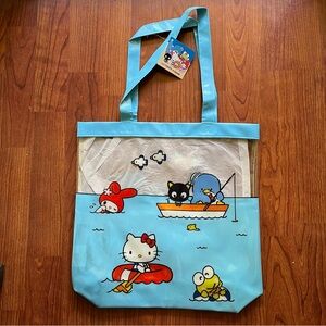 NWT Sanrio Hello Kitty & Friends Plastic tote bag